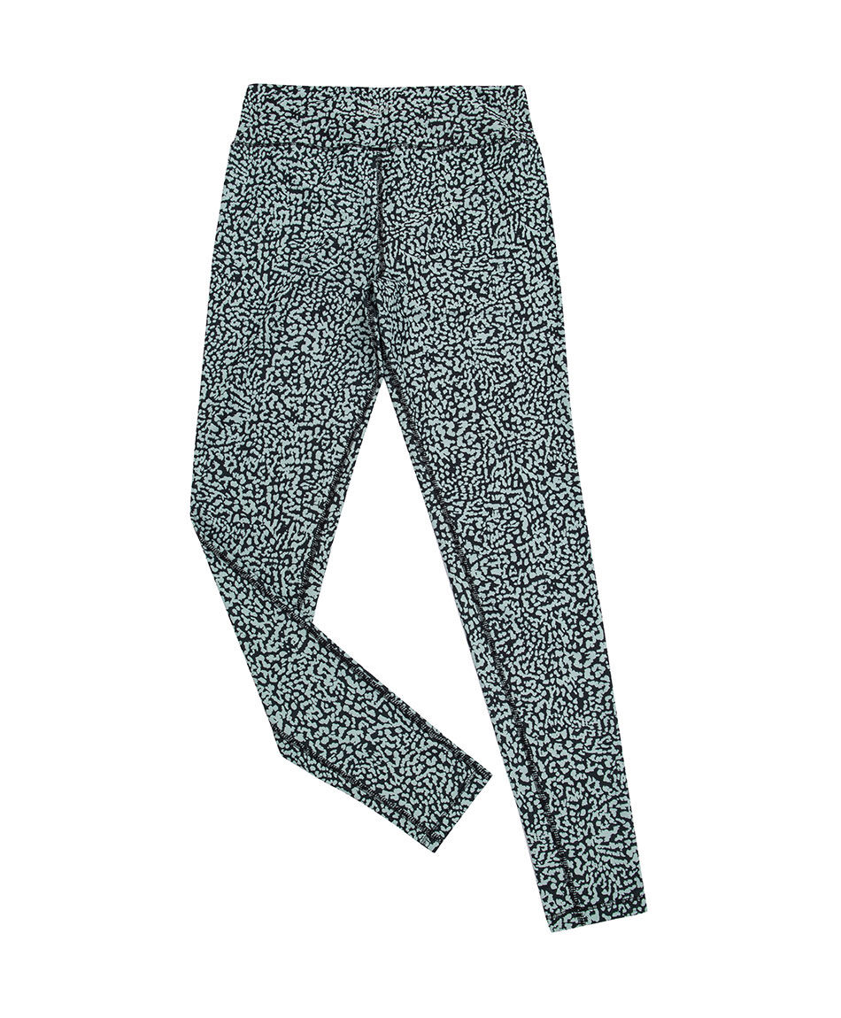 Calza deportiva mujer animal print green