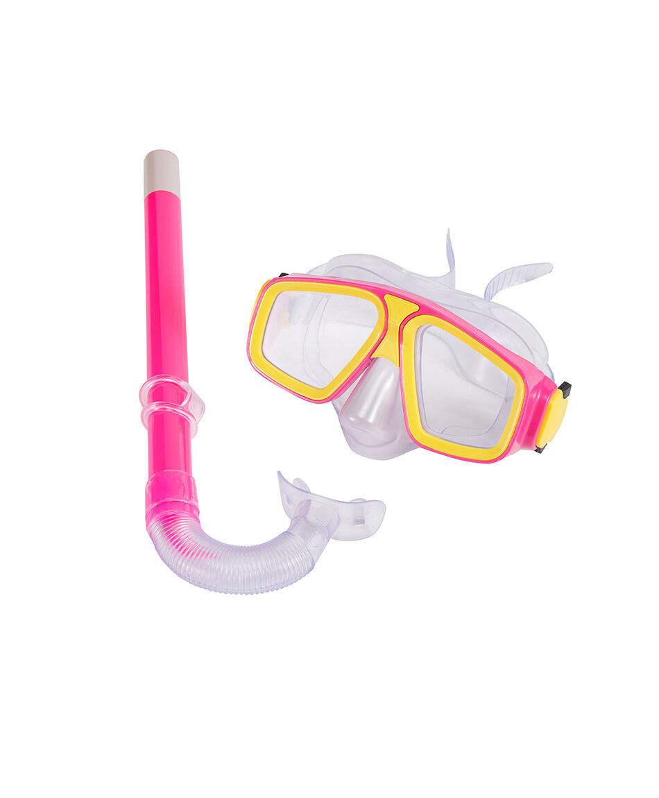 Snorkel ni&ntilde;a fucsia