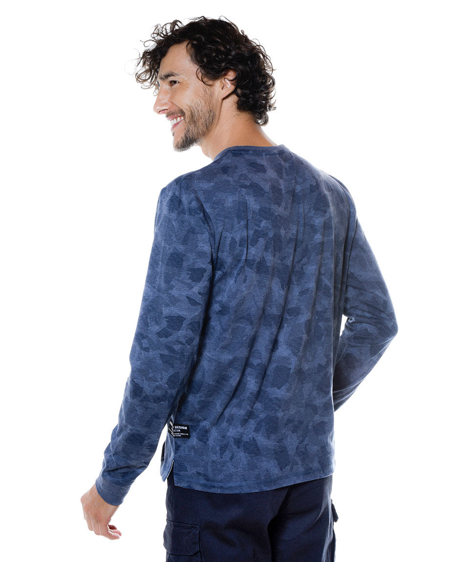 Polera fantasia estampada