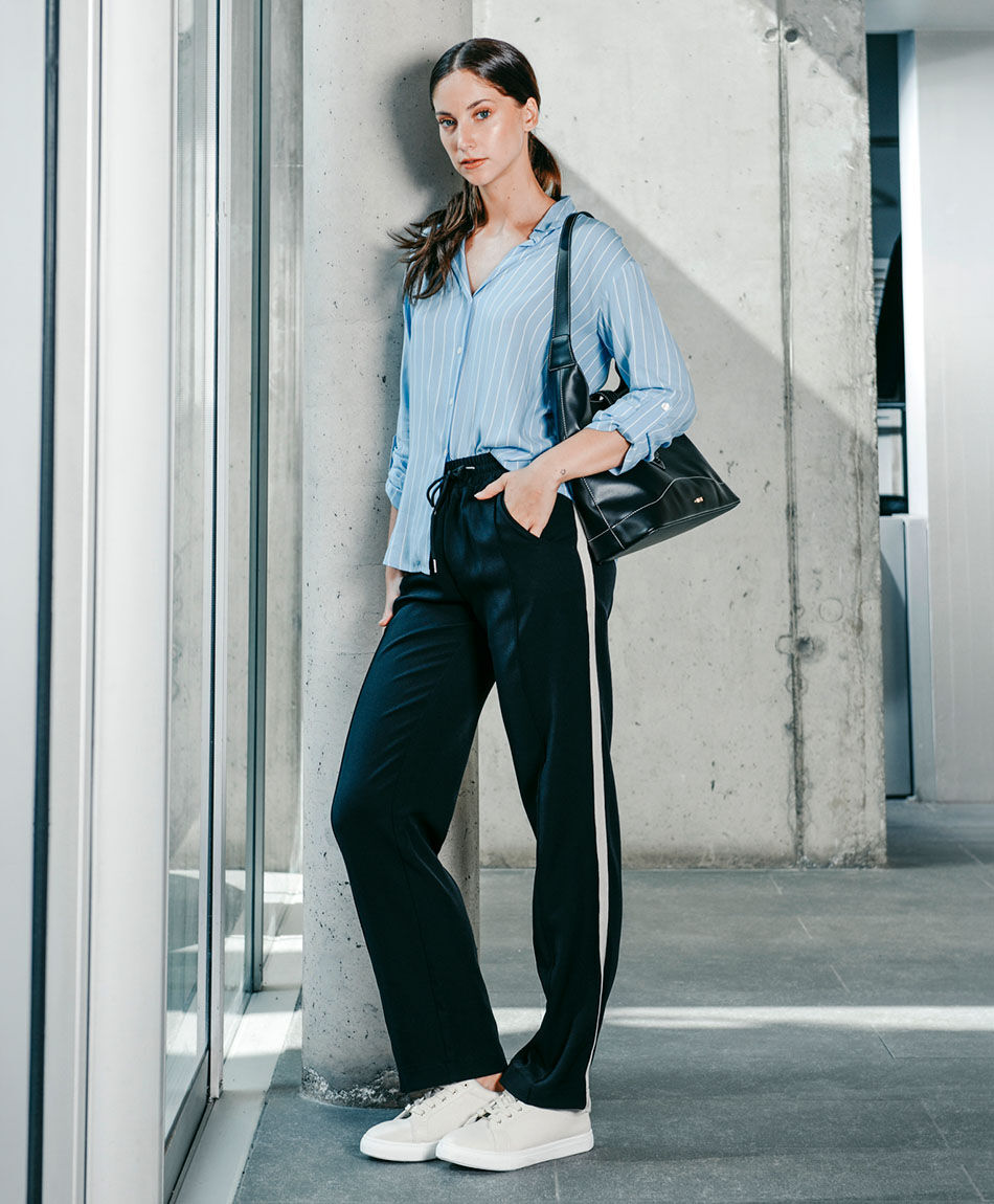 Pantal&oacute;n mujer banda lateral