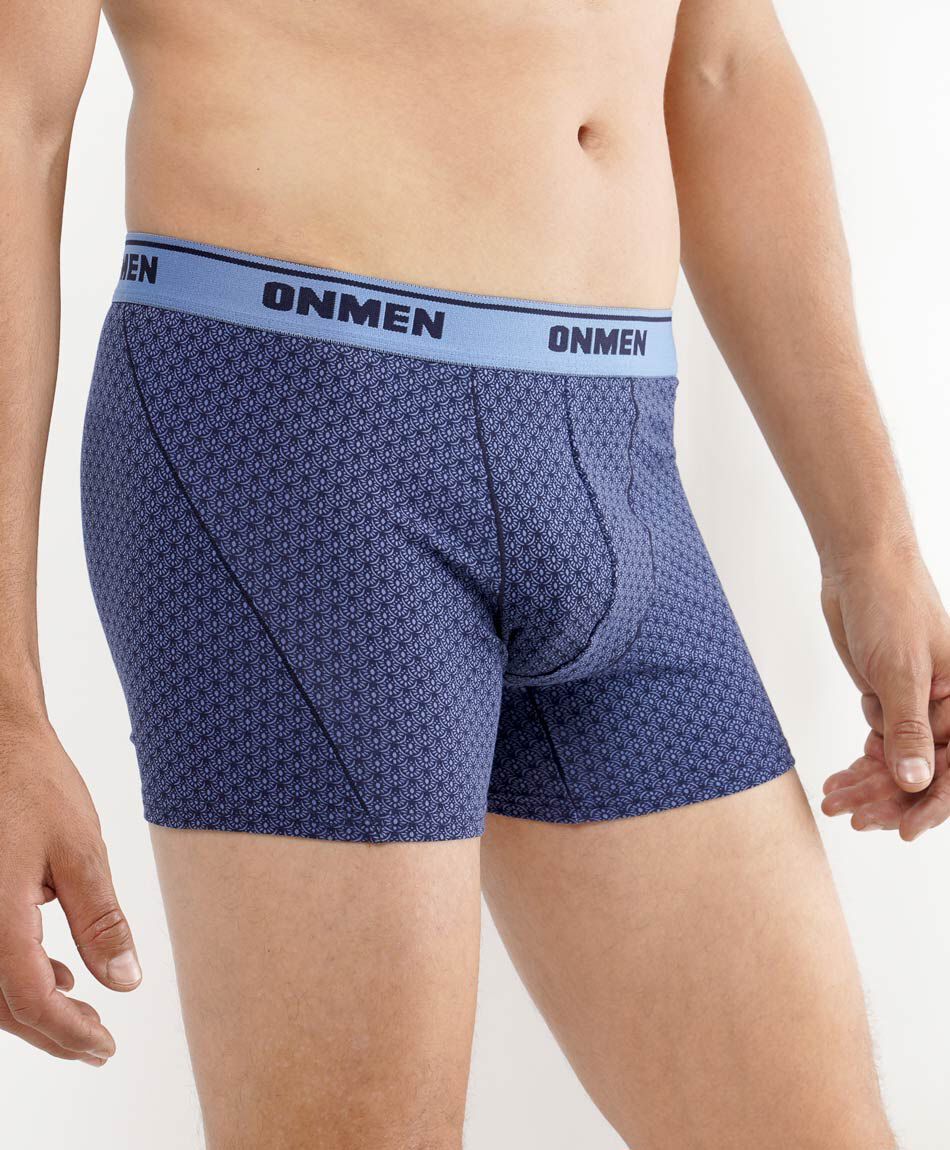 Pack 2 boxer hombre azules