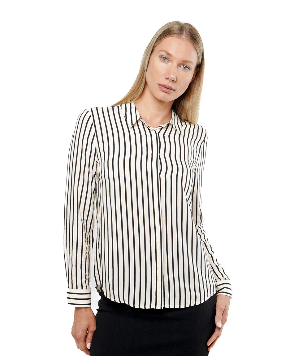 Camisa mujer l&iacute;neas verticales