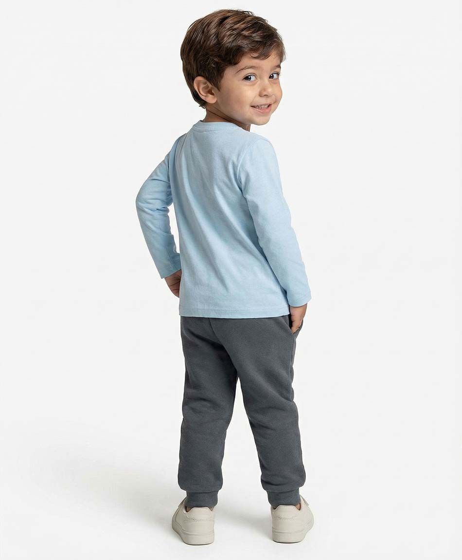 Pantal&oacute;n de buzo beb&eacute; b&aacute;sico