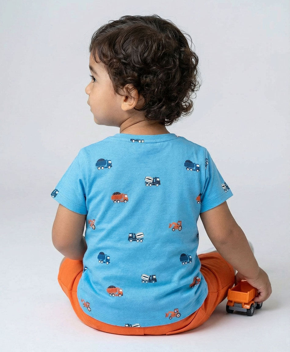 Remera beb&eacute; construcci&oacute;n