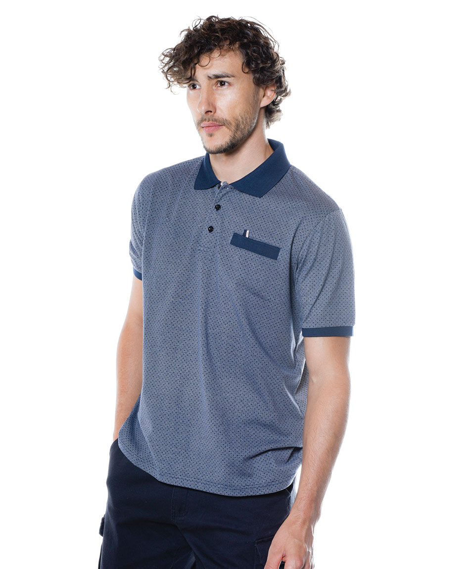 Polera cuello polo