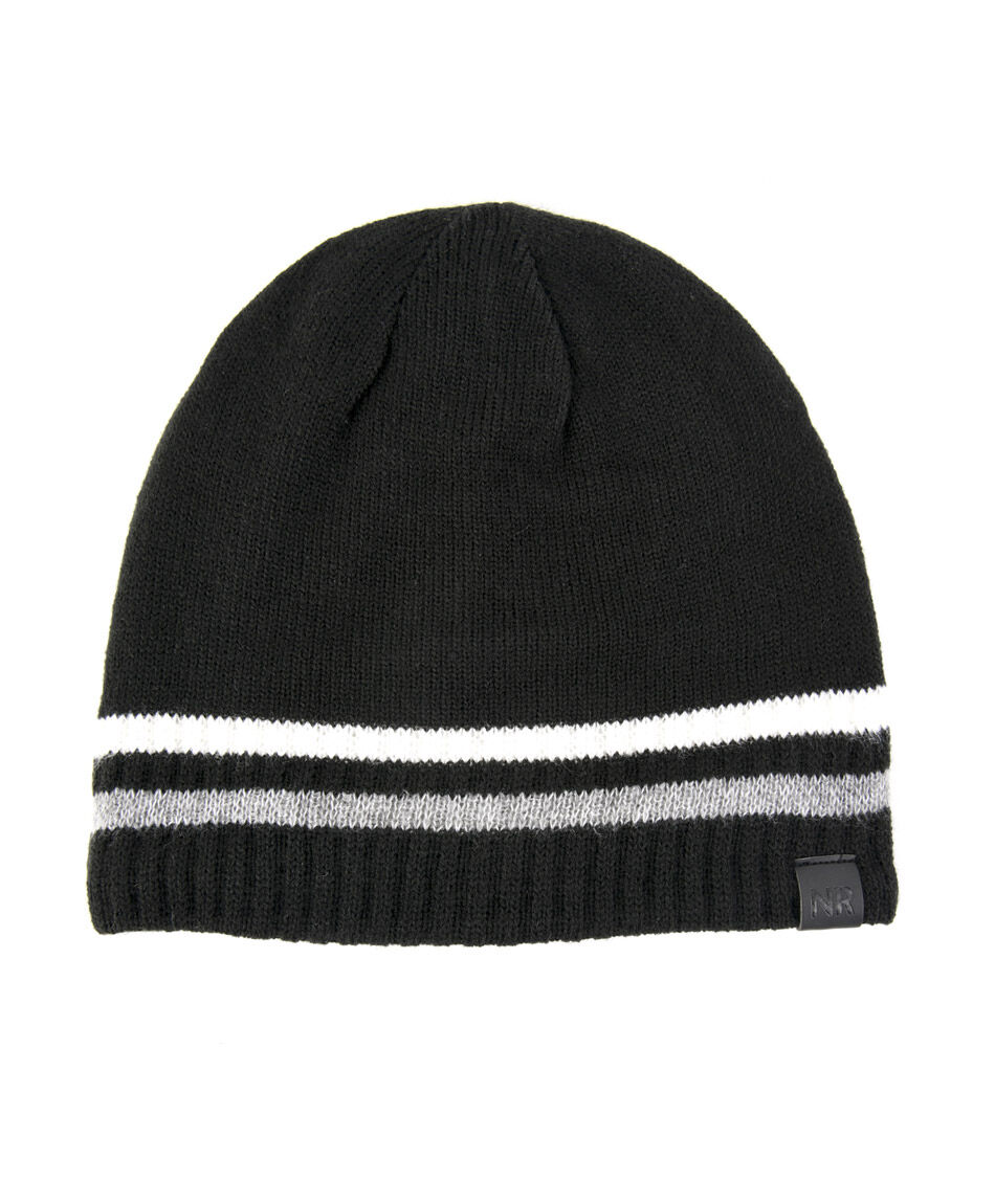 Gorra  hombre l&iacute;neas bicolor