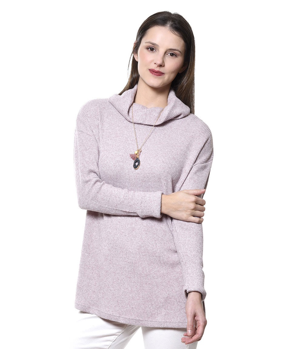Sweater cuello mock