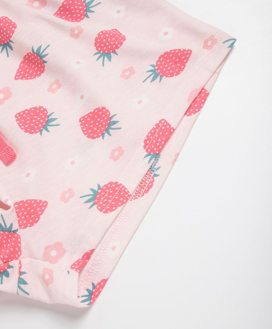 Pijama ni&ntilde;a frutillas