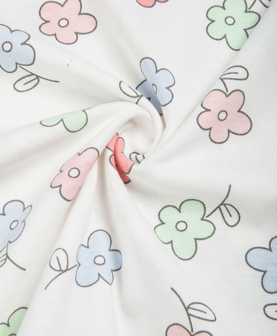 Remera beb&eacute; floreada