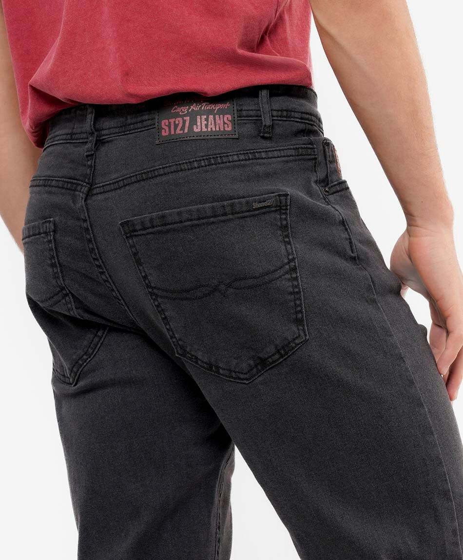 Jeans hombre cl&aacute;sico slim fit