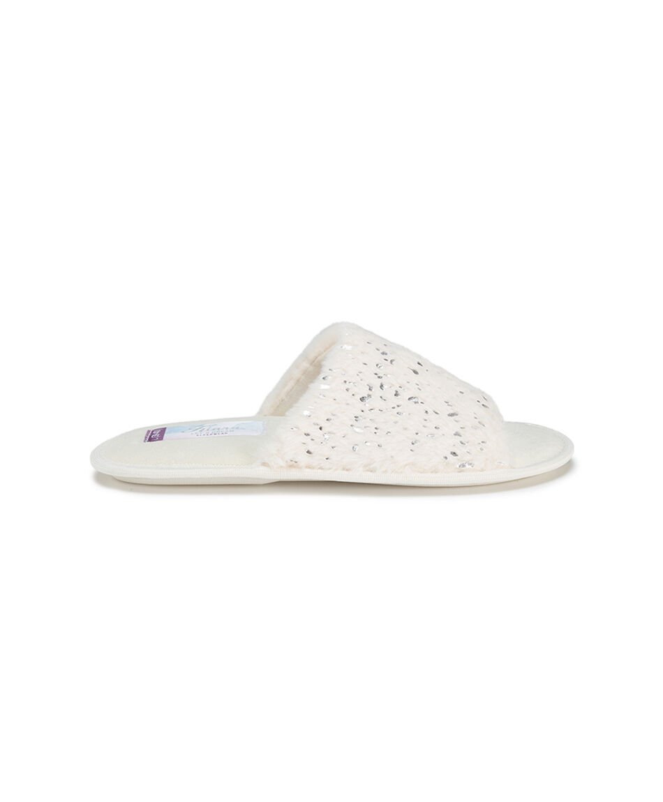 Pantufla mujer brillos sin punta
