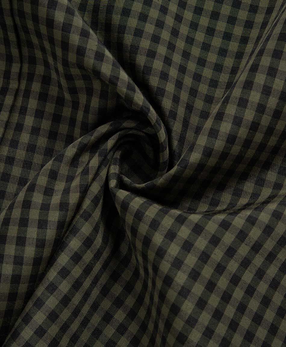 Camisa hombre manga larga cuadros green