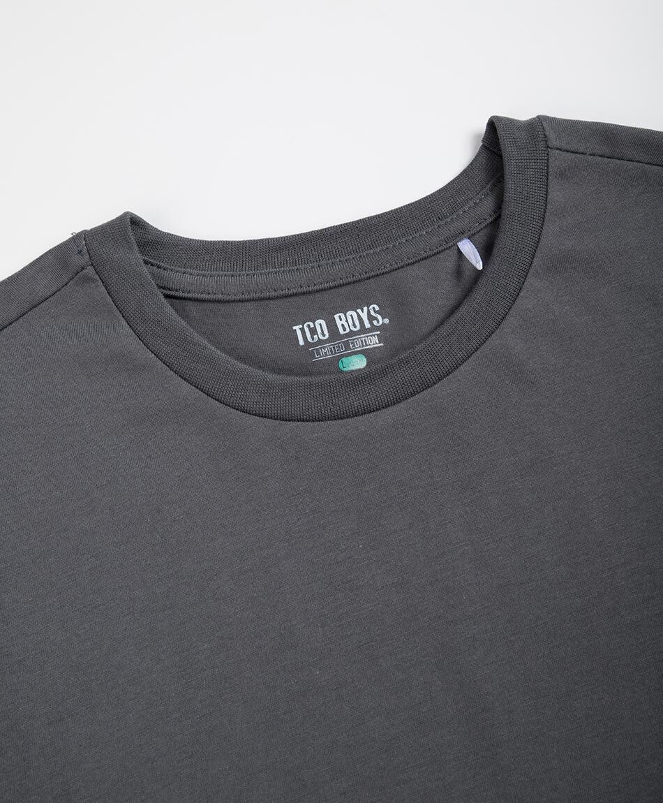 Remera ni&ntilde;o b&aacute;sica manga larga