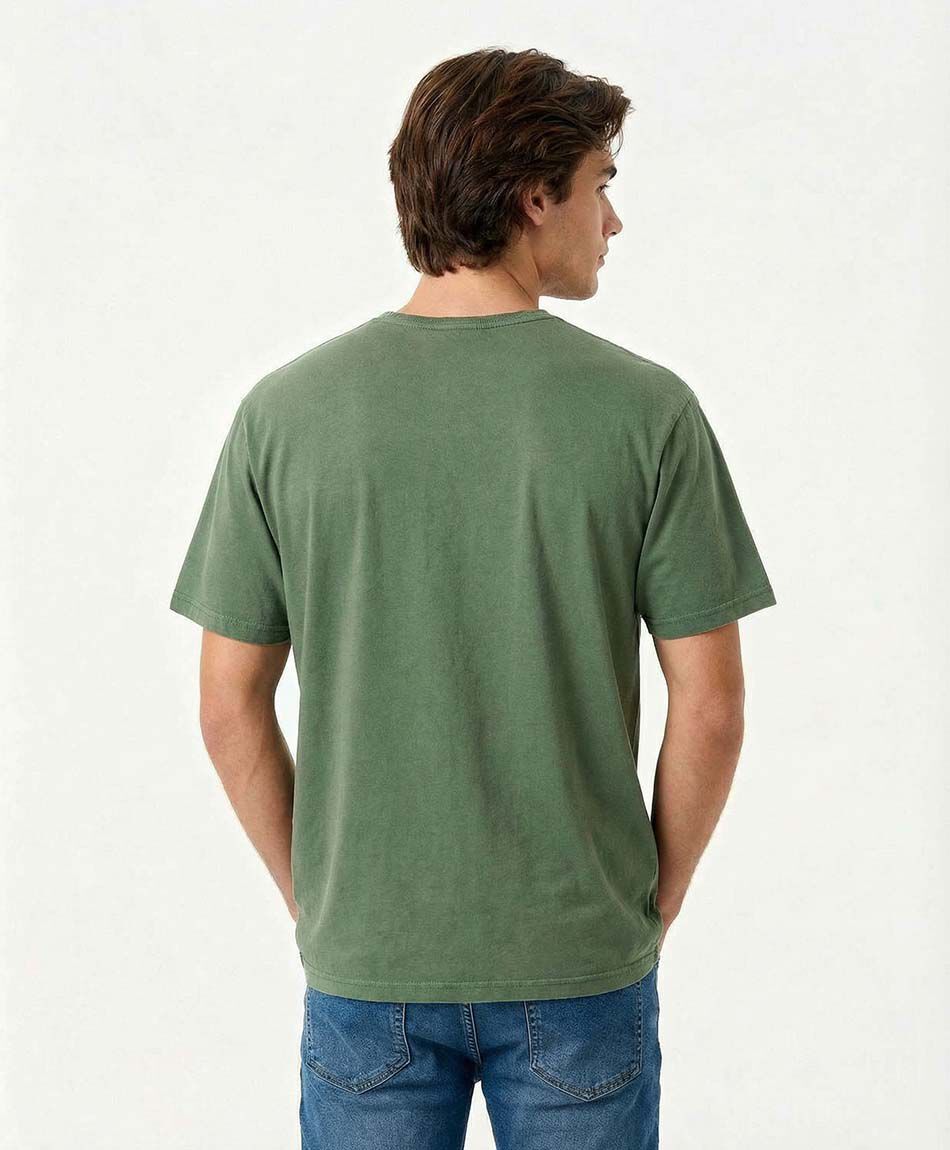 Remera hombre tabla periodica green