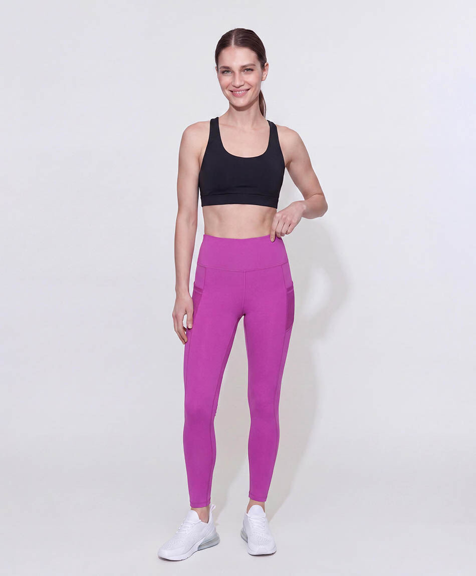 Calza deportiva mujer morada