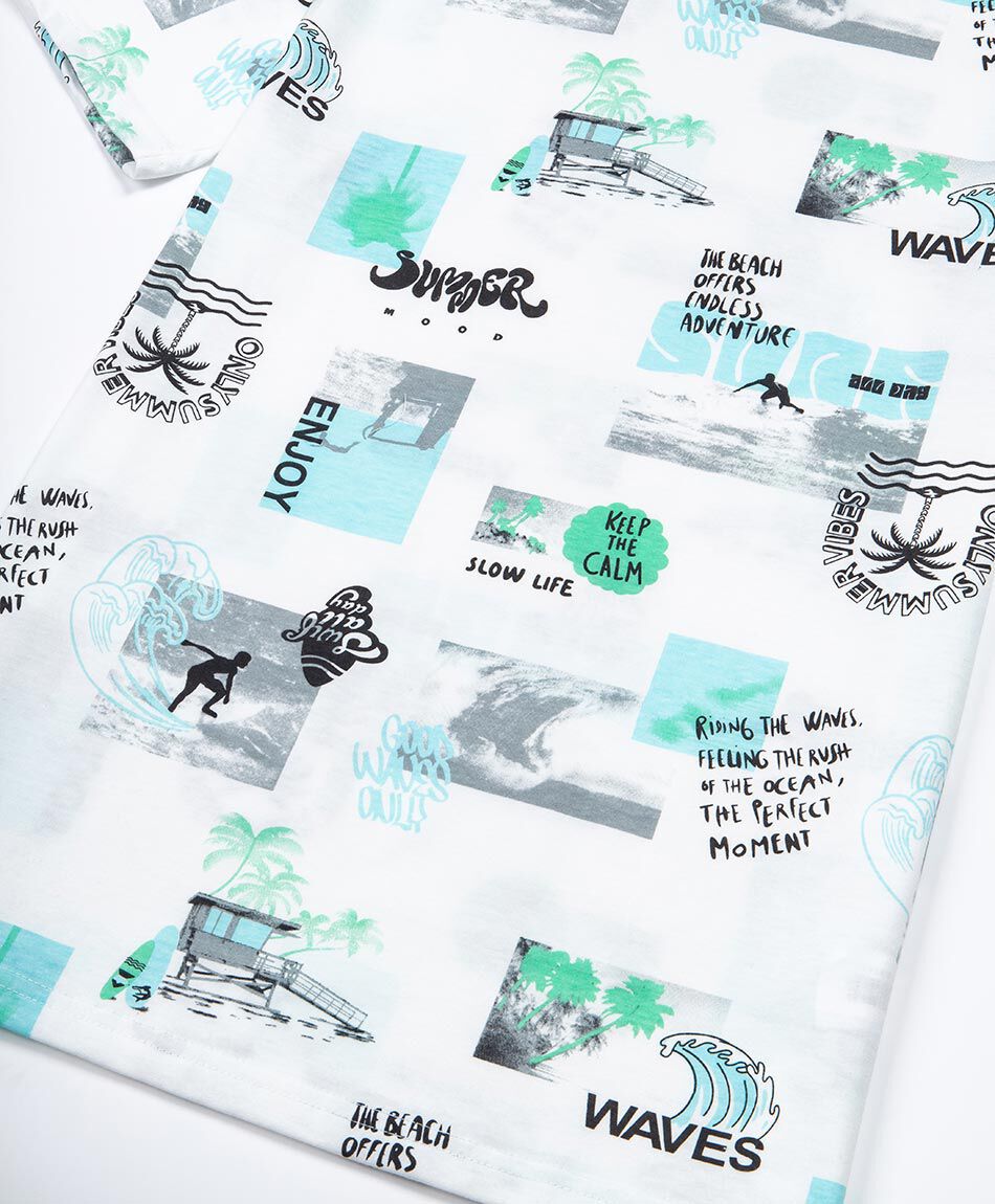 Remera ni&ntilde;o waves