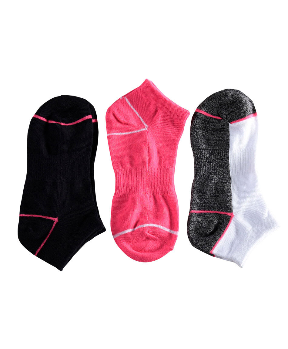 Pack 3 medias mujer bicolor