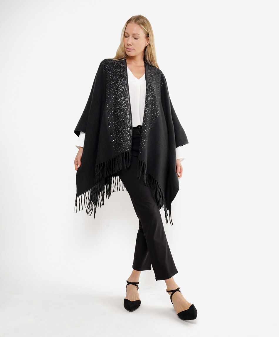 Poncho mujer dise&ntilde;o diamonds