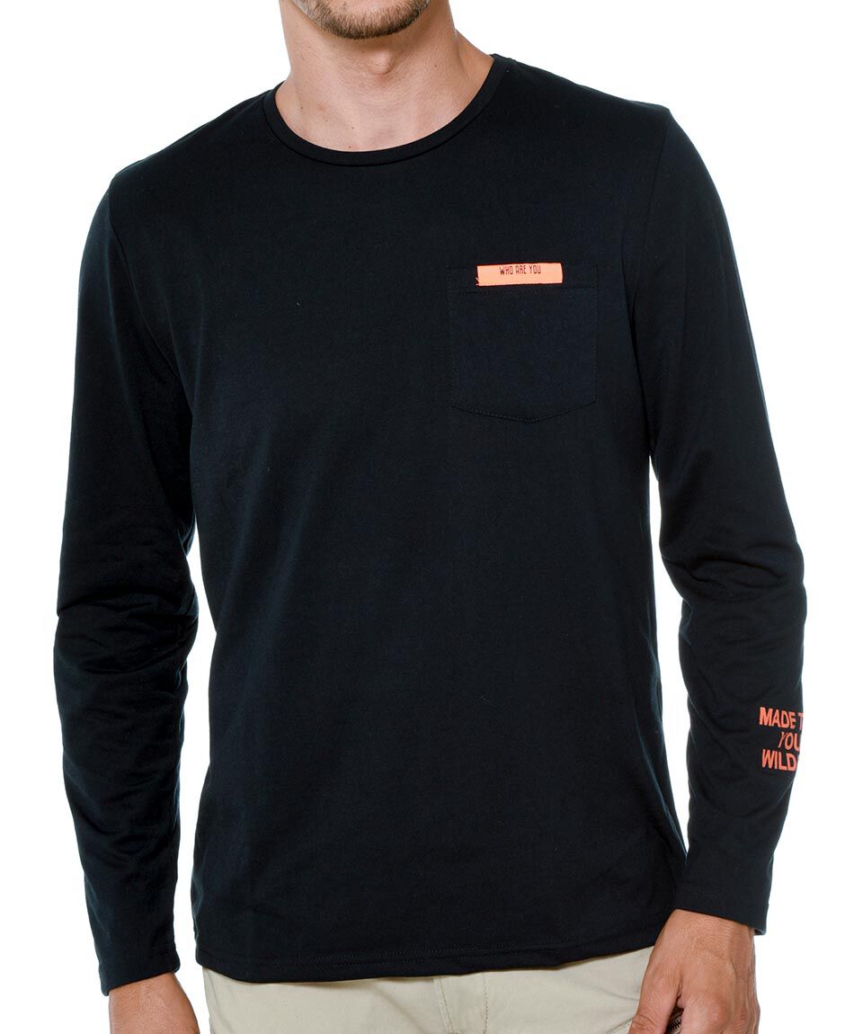 Polera manga larga