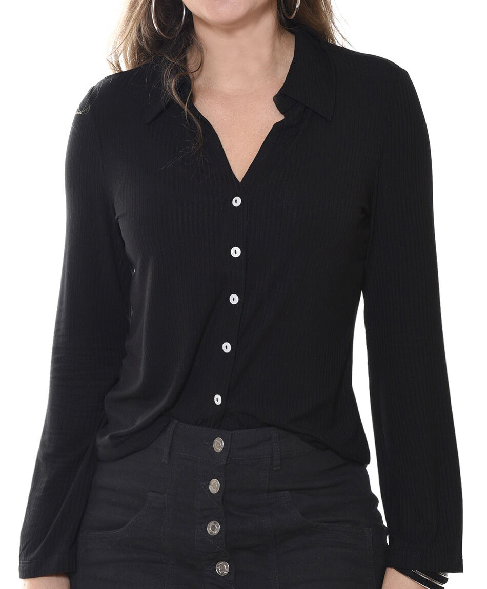 Polera canale botones