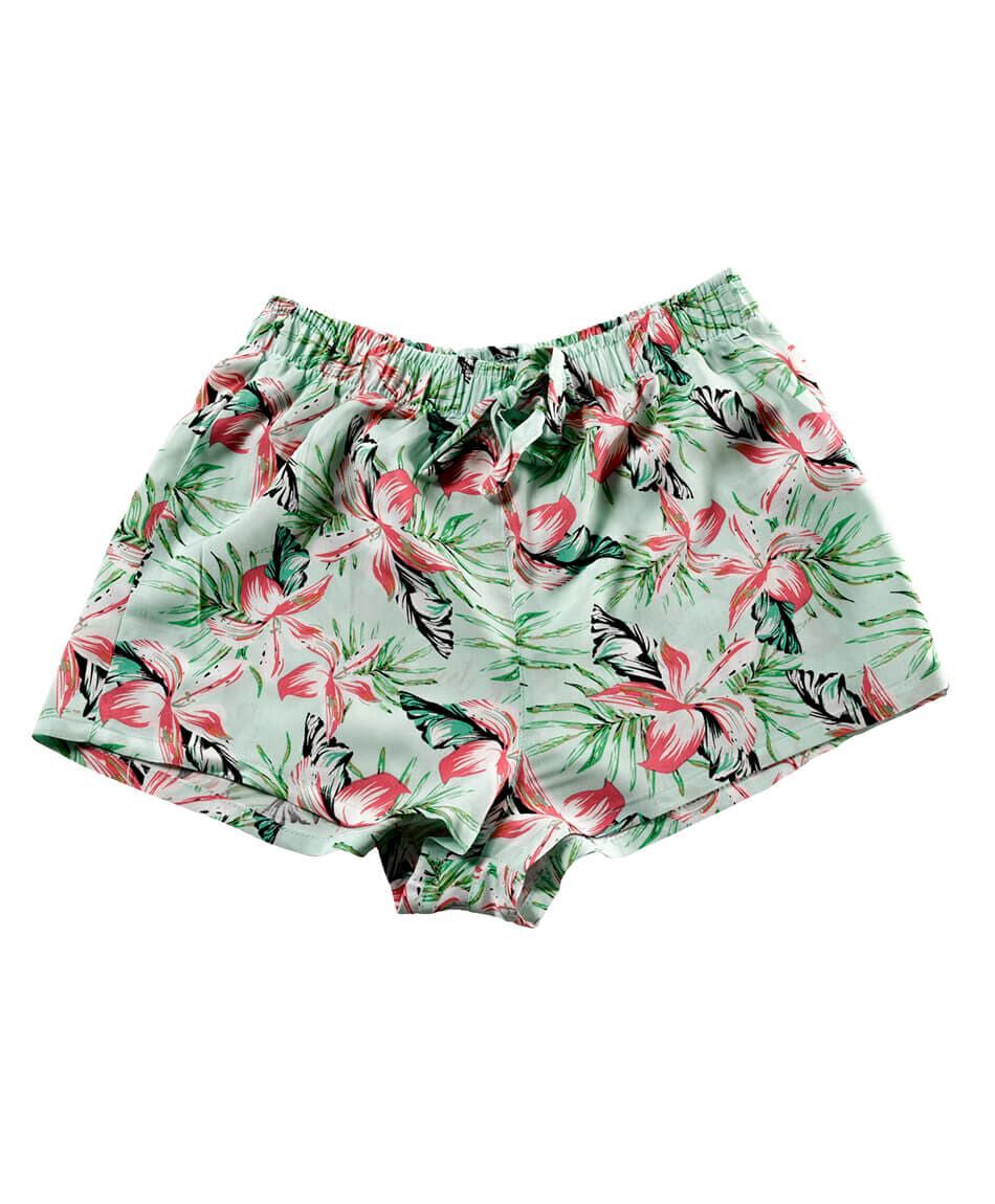 Falda short viscosa