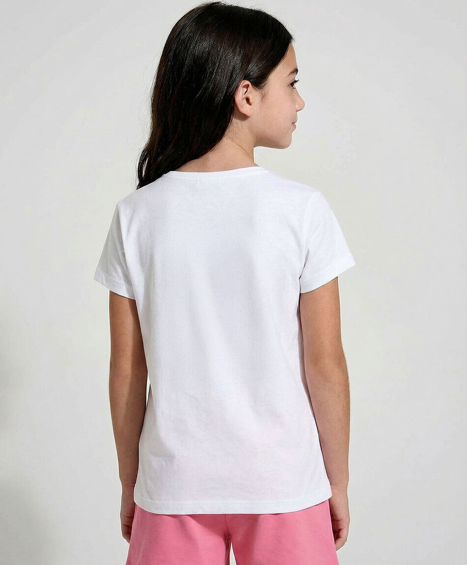 Remera ni&ntilde;a perrito bailando