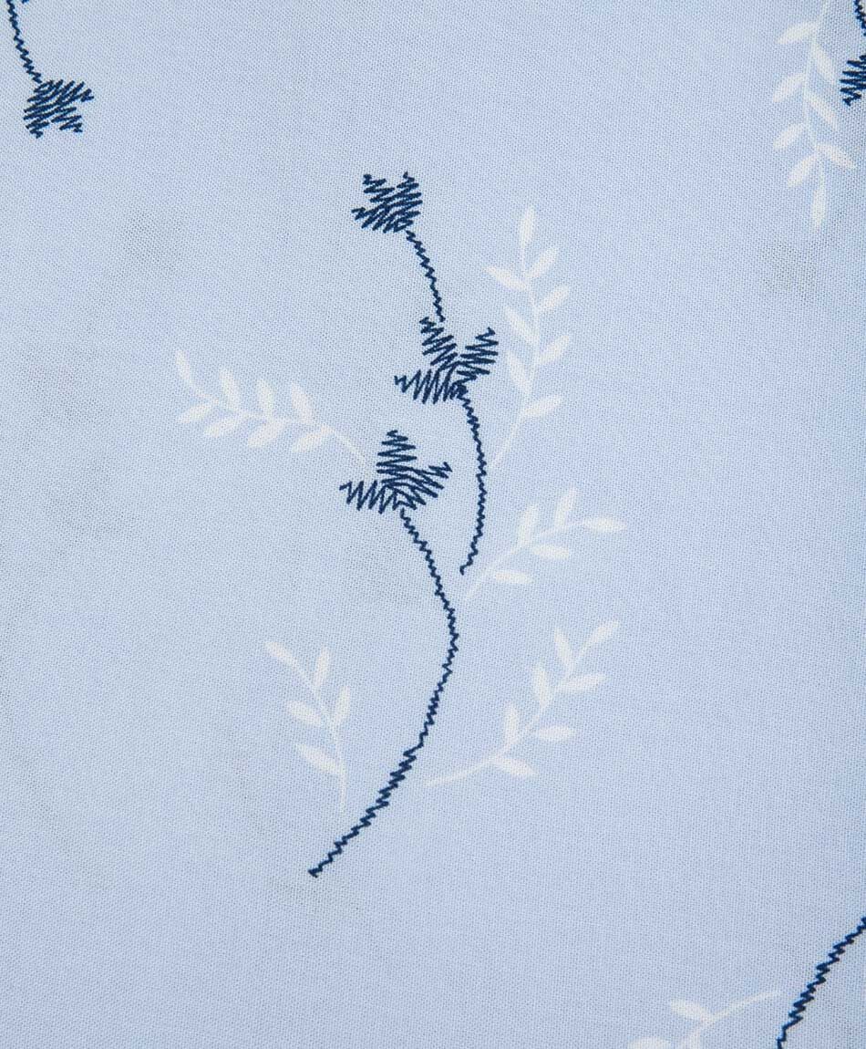 Camisa mujer florcitas lazo