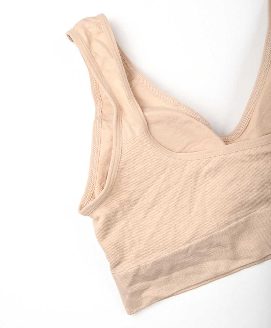 Peto mujer seamless escote redondo