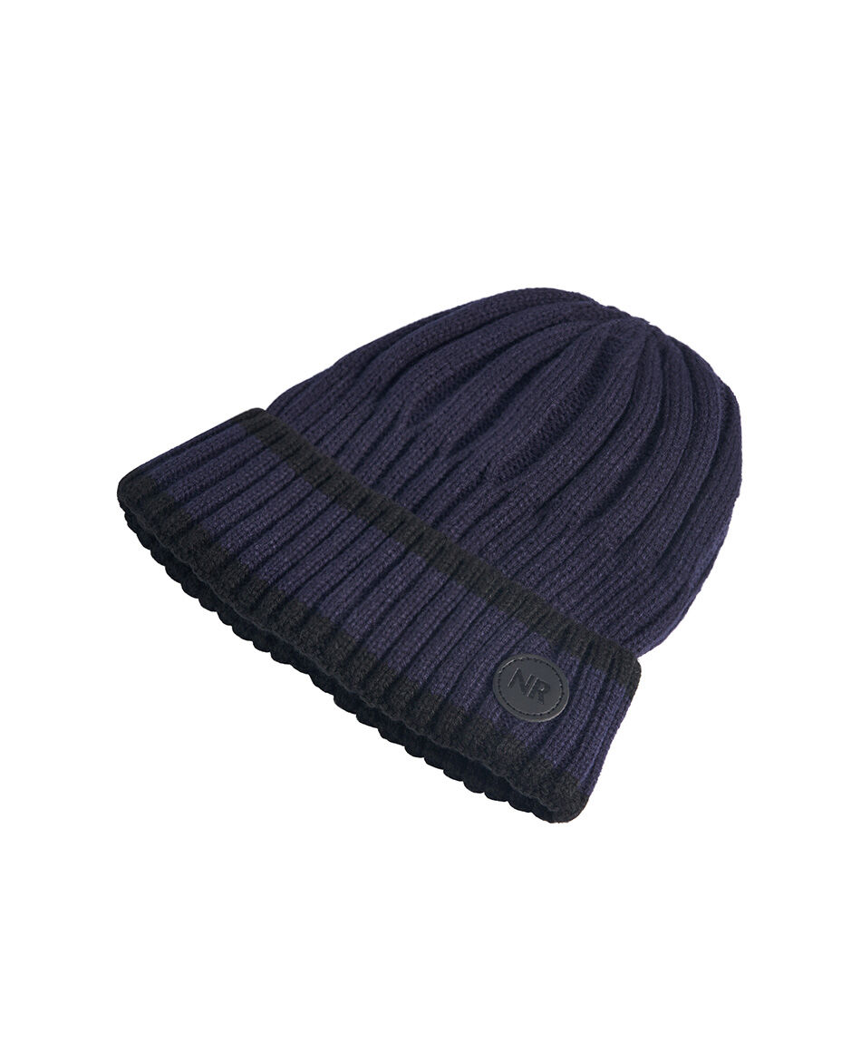 Gorra hombre textura navy