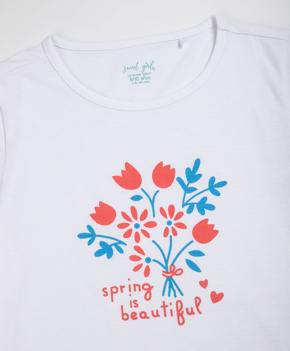 Remera ni&ntilde;a spring