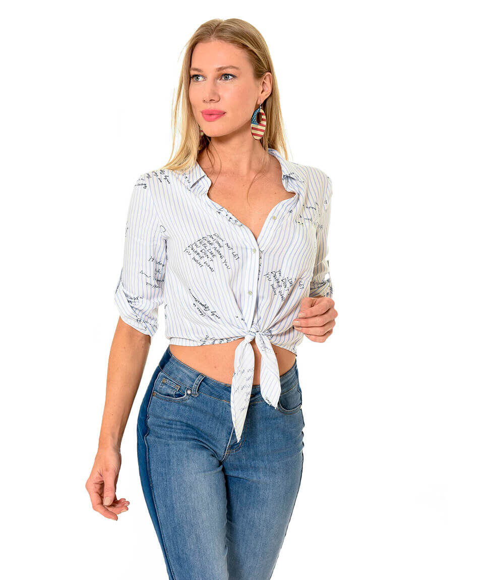 Blusa graphic - TRICOT