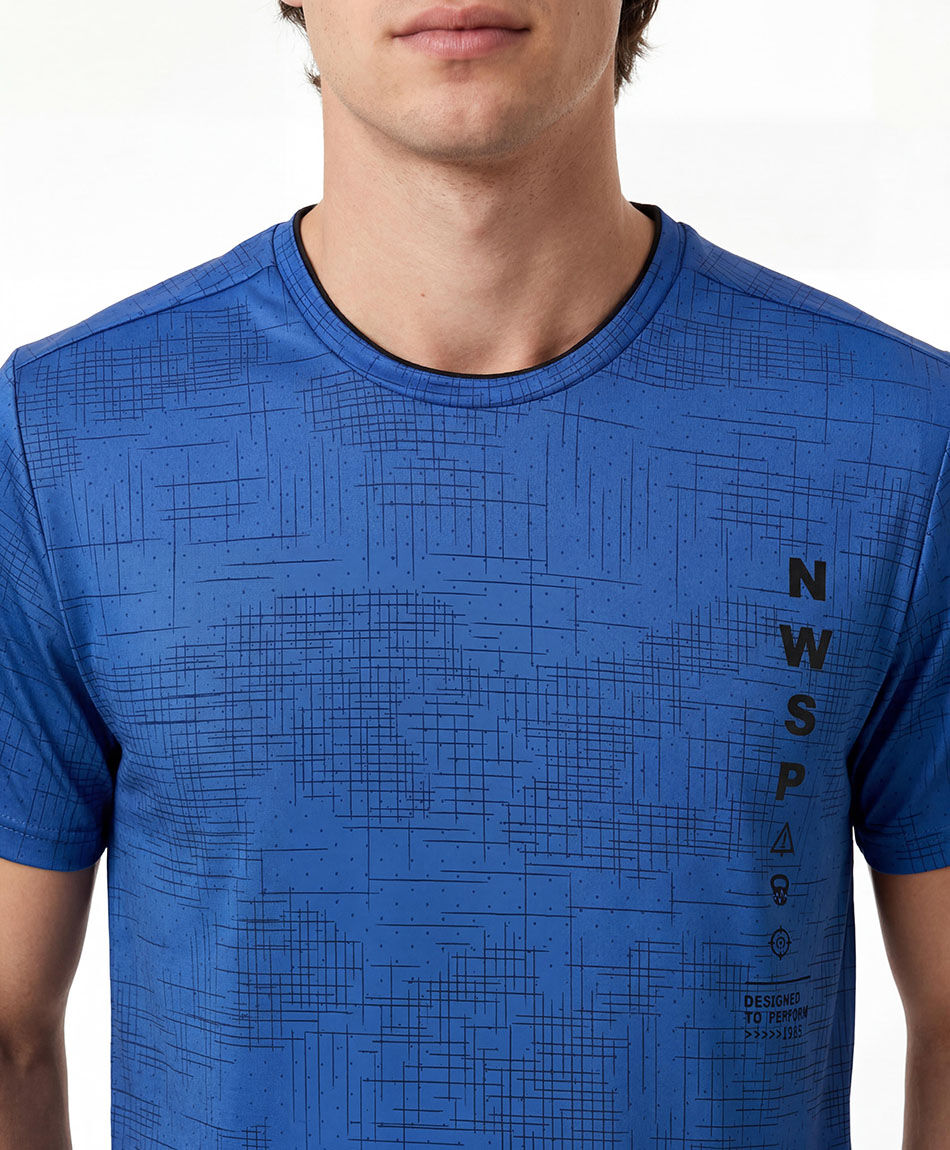 Remera deportiva hombre estilo mix