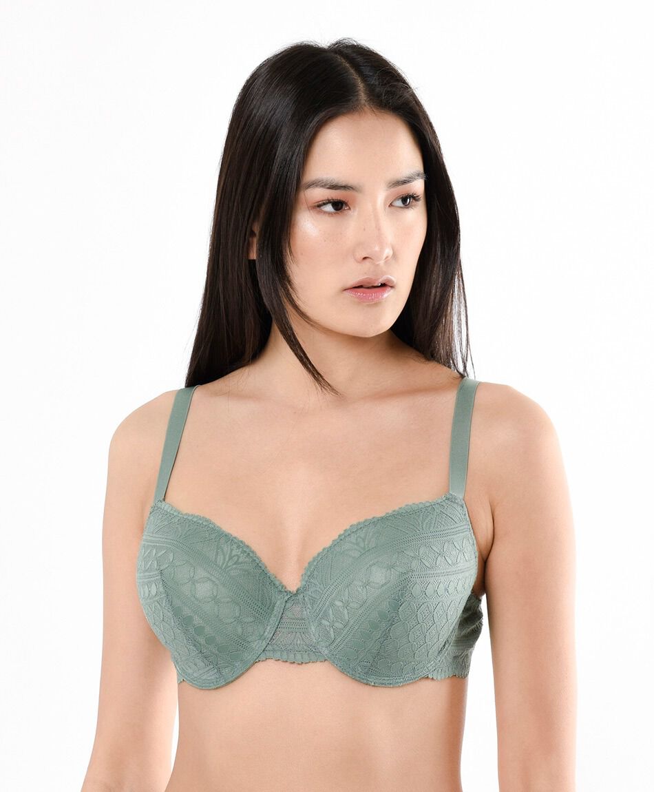 Corpi&ntilde;o mujer encajes horizontal