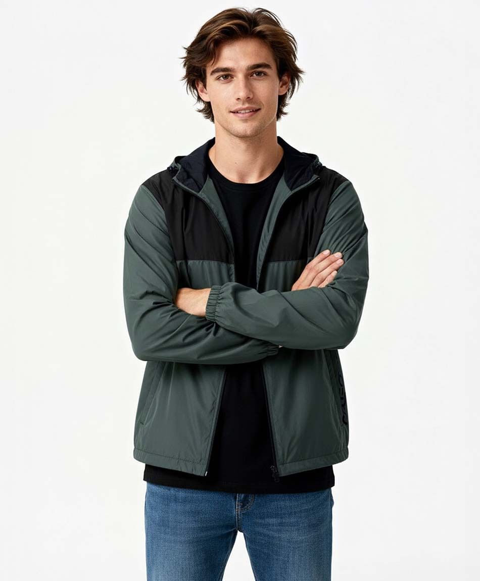 Campera hombre outdoor bicolor