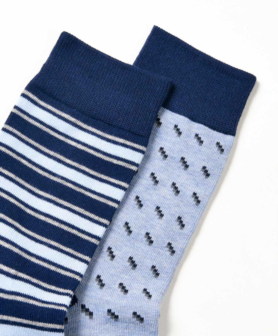 Pack 2 medias hombre l&iacute;neas