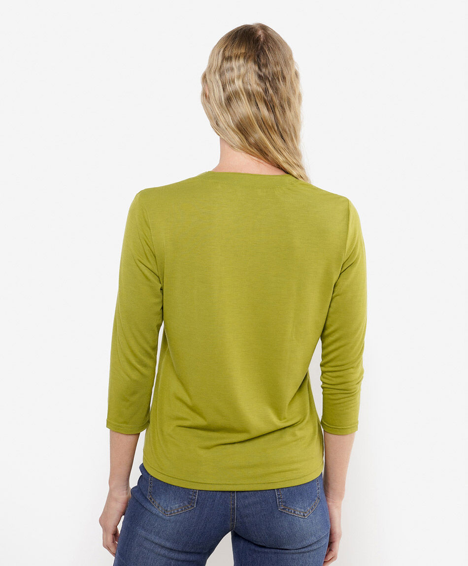 Remera mujer doble bolsillo