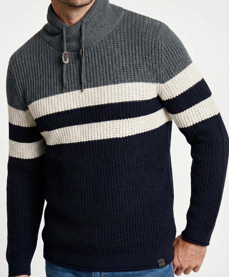 Sweater hombre smock navy