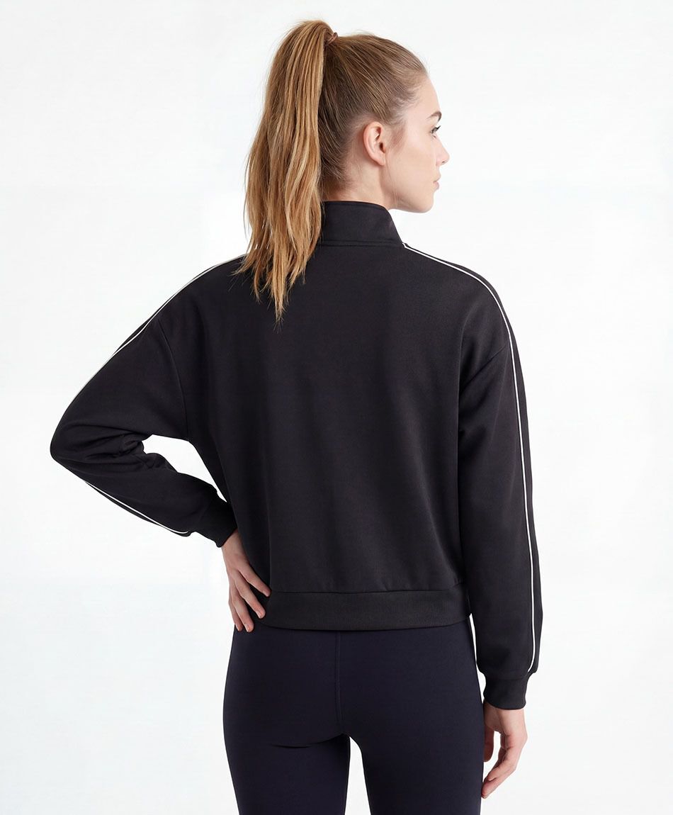 Buzo deportivo mujer l&iacute;neas blancas