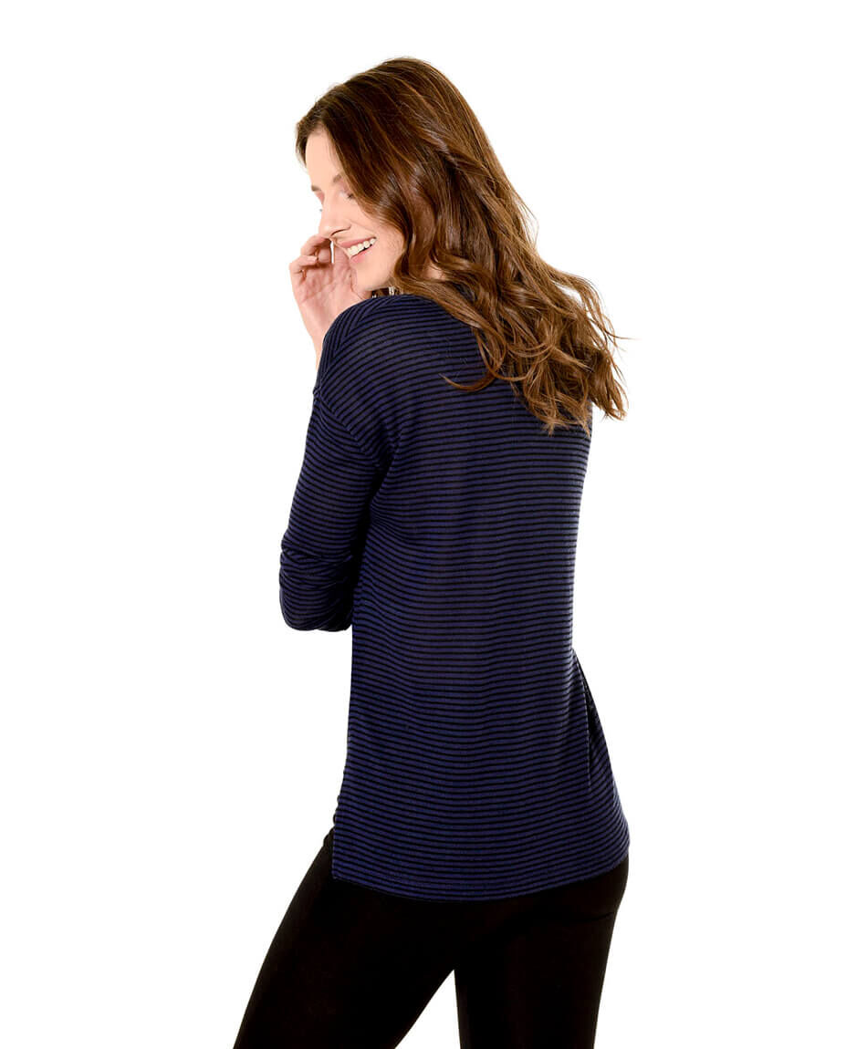 Polera jacquard
