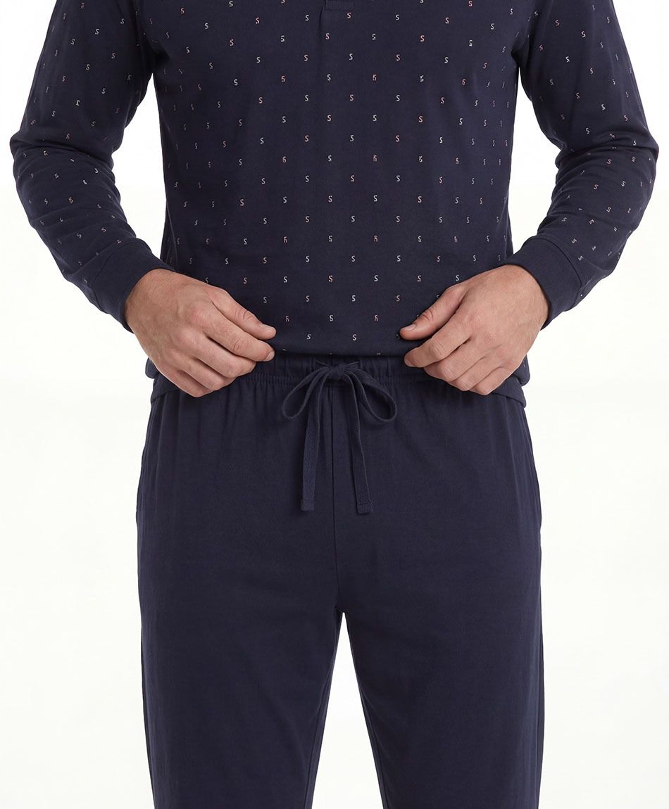 Pijama hombre puntos colores
