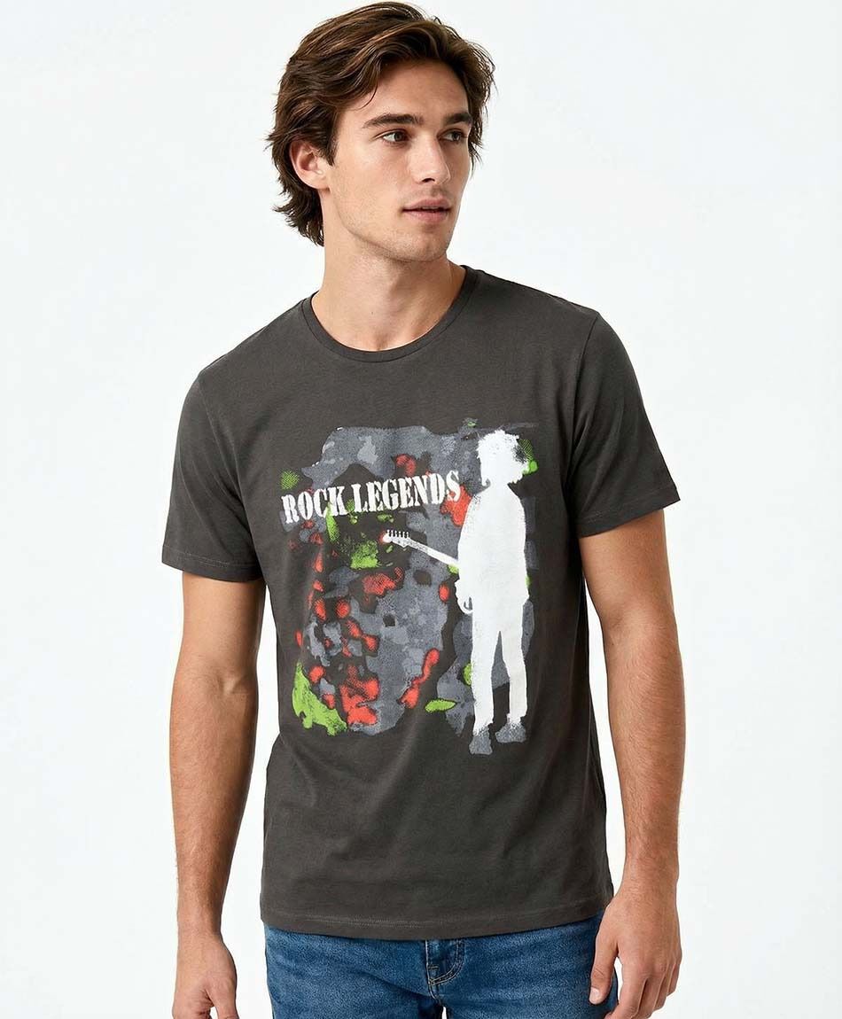 Remera hombre rock legends