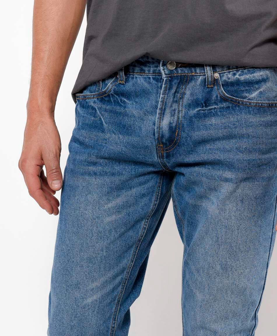 Jeans hombre desgaste skinny fit