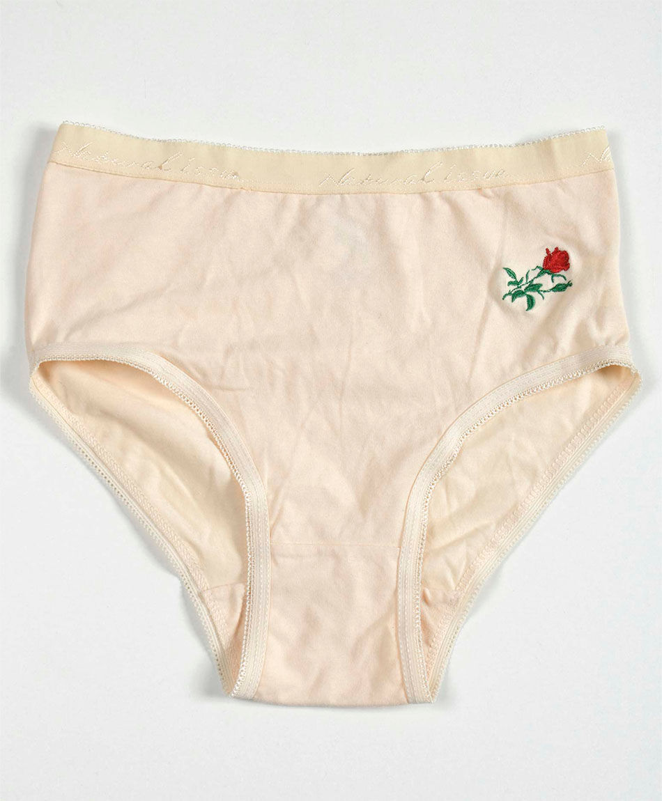 Bombacha mujer bordado flor