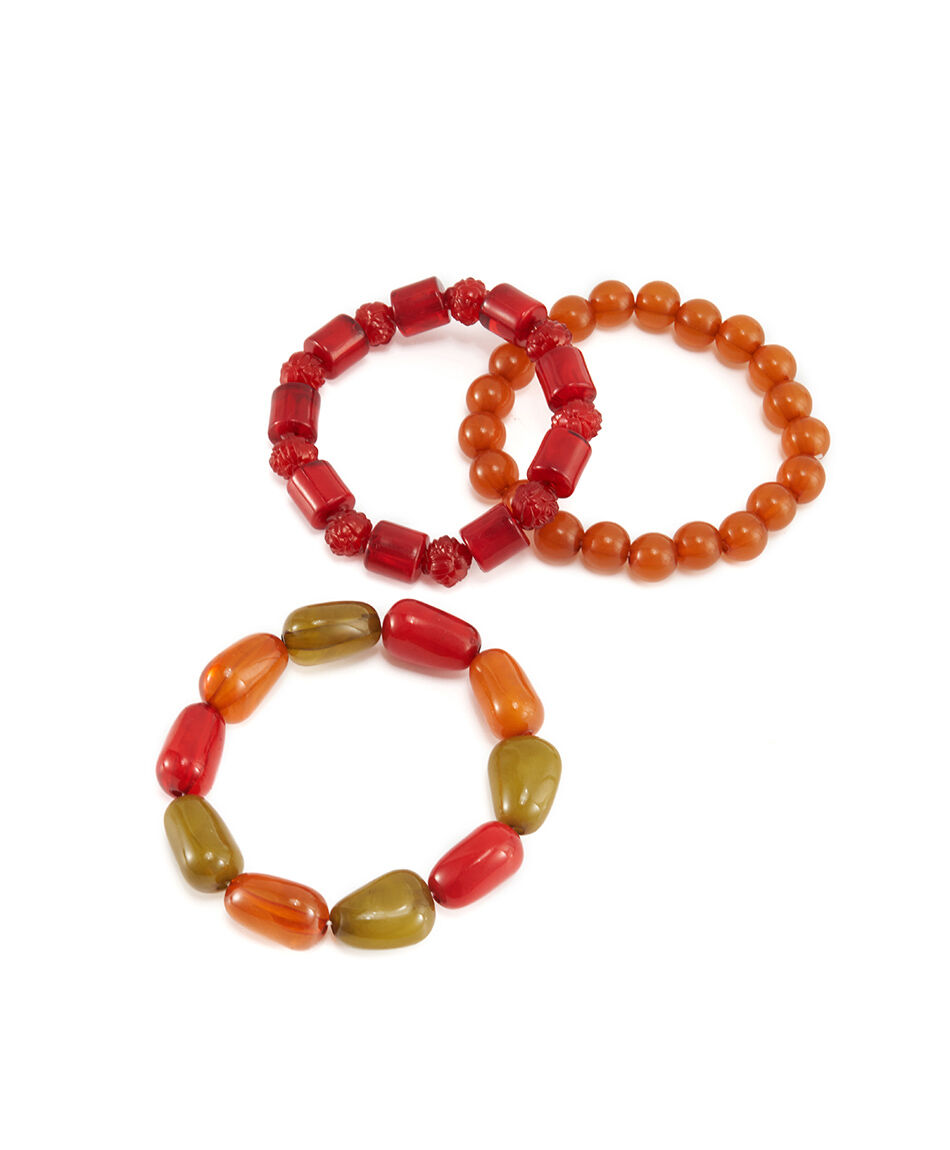 Set pulseras mujer piedras