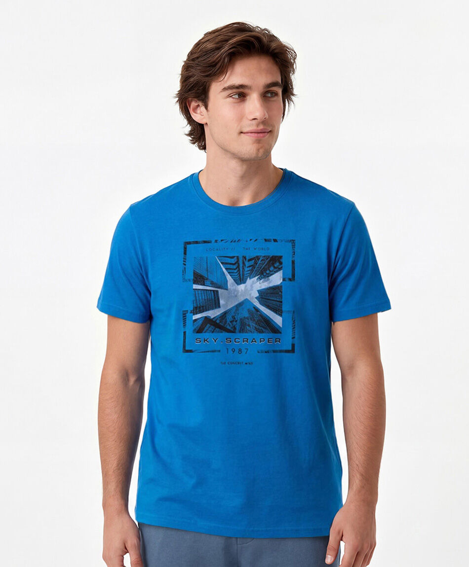 Remera deportiva hombre skyscraper