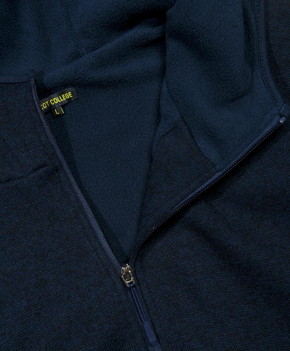 Chaqueta escolar cierres azul oscuro
