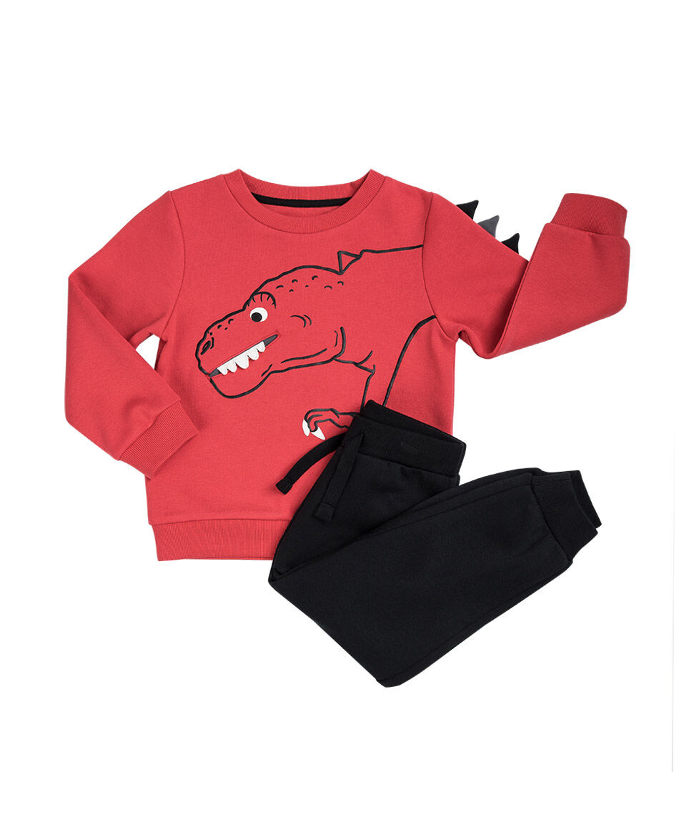 Set buzo beb&eacute; dinosaurio