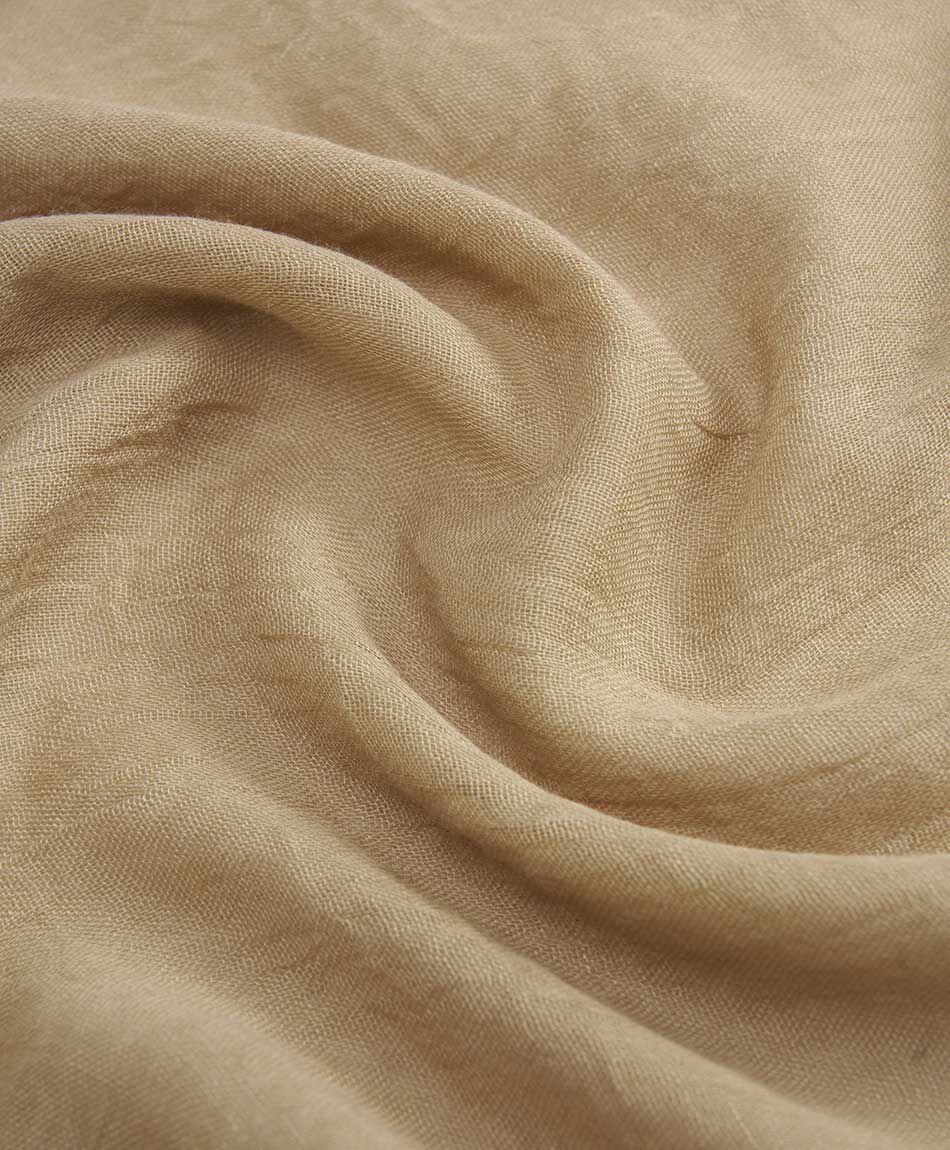 Bufanda mujer lisa beige