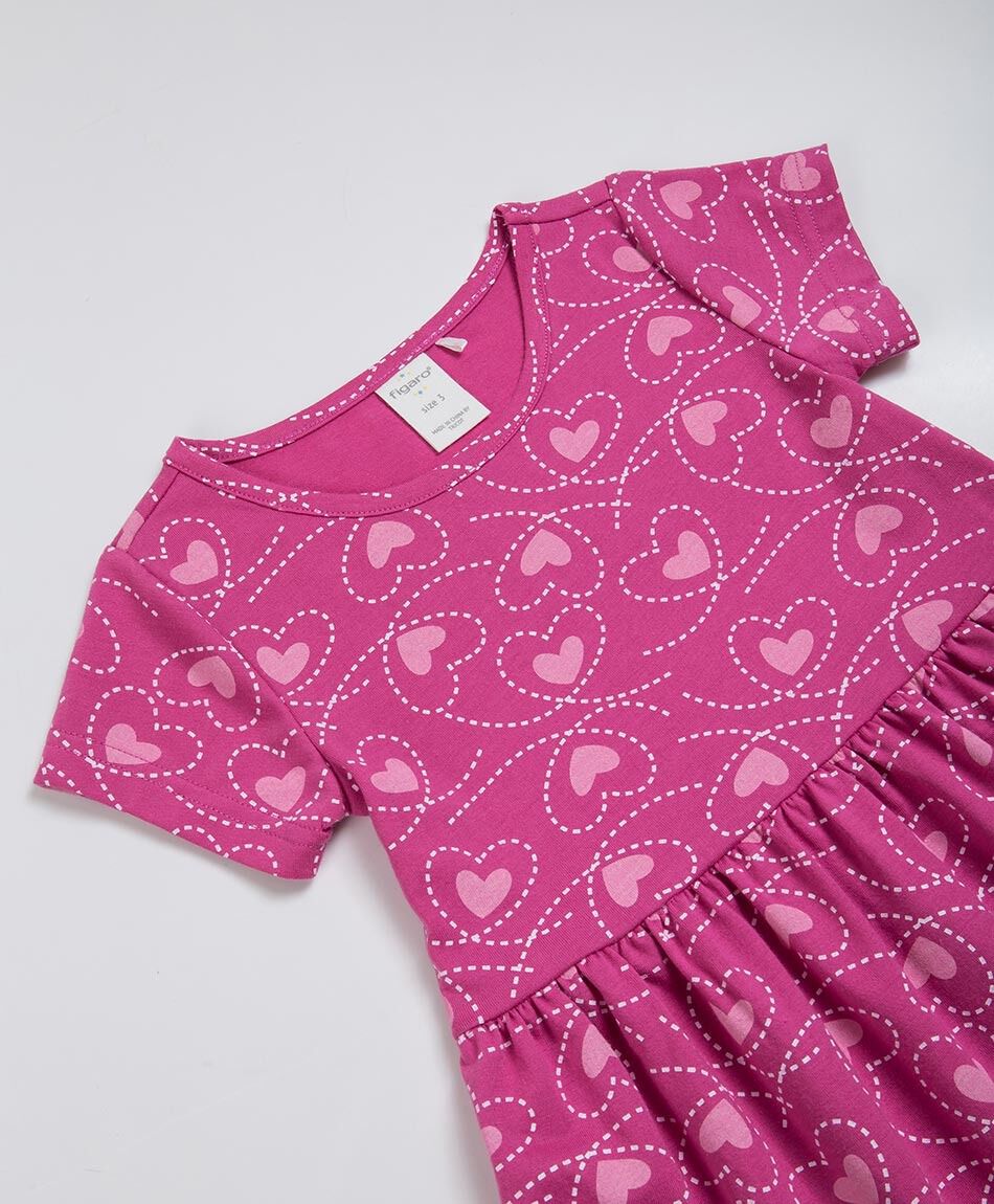 Vestido beb&eacute; corazones