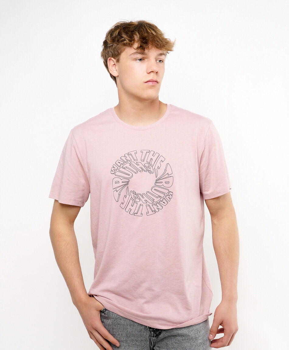 Remera hombre frase c&iacute;rculo